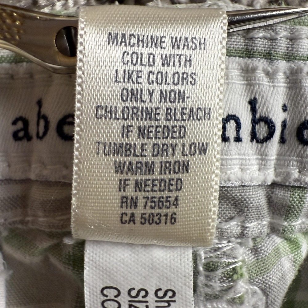 Y2K Abercrombie Girls Bermuda Shorts 12 Y2K Cotton Preppy Old Money 2000s - Picture 9 of 14